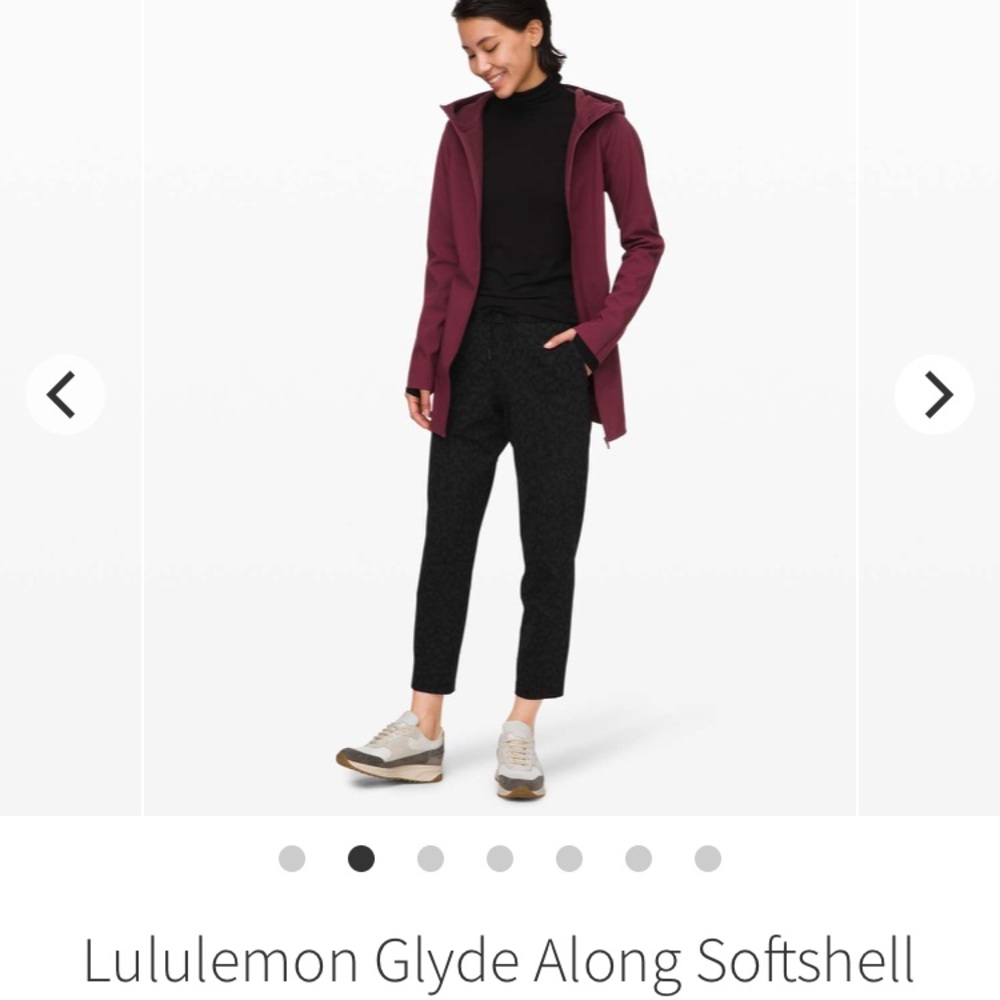 Glide along soft shell jacket